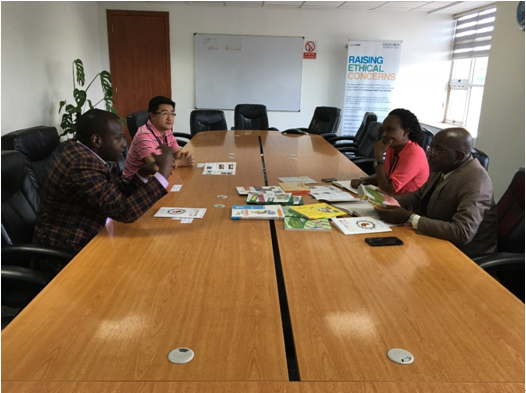 英爵意公司与Oxford University Press East Africa洽谈现场